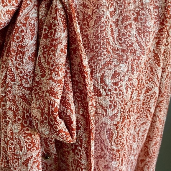 Sezane Rose Patterned Blouse - Picture 3 of 5